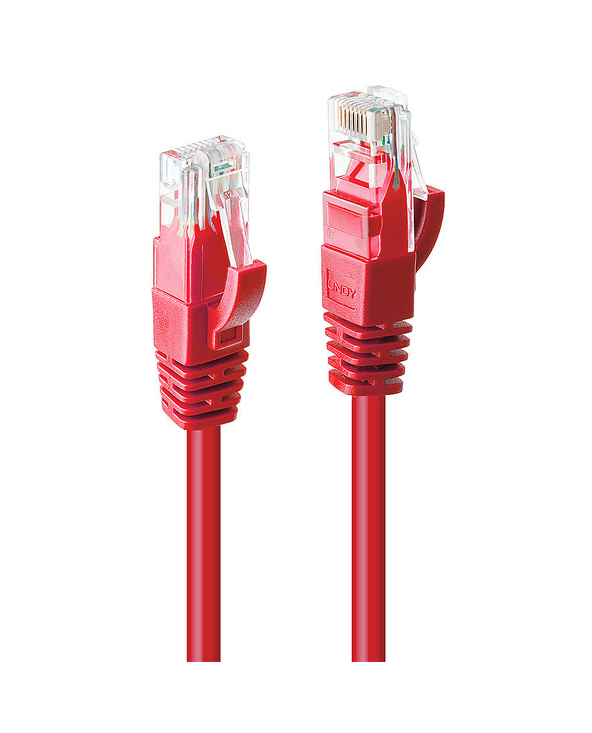 Lindy 48033 câble de réseau Rouge 2 m Cat6 U/UTP (UTP)