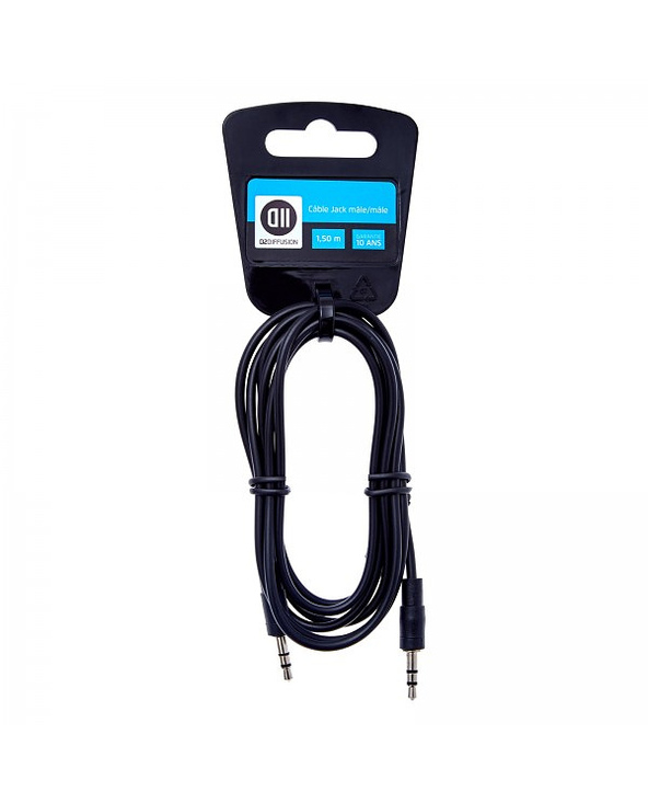 D2 Diffusion D2JK150CAV câble audio 1,5 m 3,5mm Noir