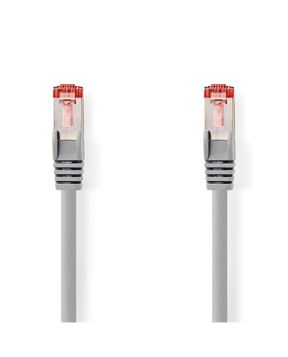 Nedis CCGL85221GY05 câble de réseau Gris 0,5 m Cat6 SF/UTP (S-FTP)