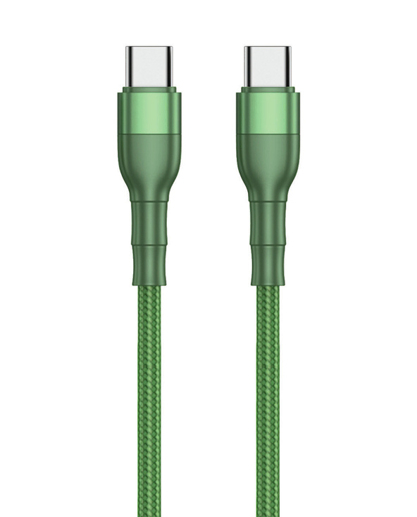 2GO 797311 câble USB 1 m USB 3.2 Gen 1 (3.1 Gen 1) USB C Vert