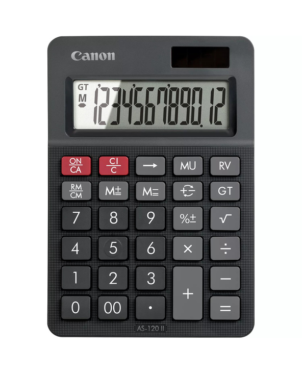 Canon AS-120 II calculatrice Bureau Calculatrice à écran Noir Canon AS-120 II calculatrice Bureau Calculatrice à écran Noir