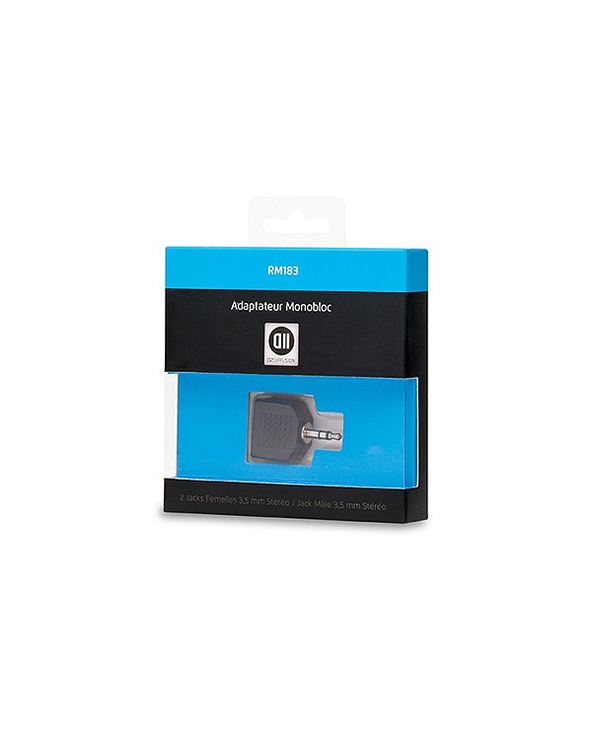 D2 Diffusion D2JK2F1M changeur de genre de câble 3.5mm 3,5mm Noir