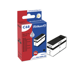 Pelikan C68 Black cartouche d'encre 1 pièce(s) Compatible Rendement élevé (XL) Noir
