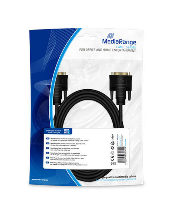 MediaRange MRCS129 câble DVI 2 m Noir