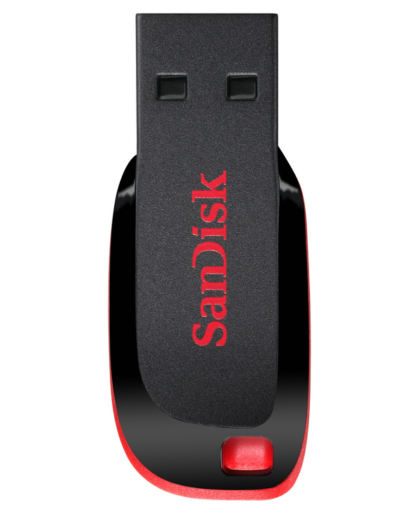SanDisk Cruzer Blade lecteur USB flash 16 Go USB Type-A 2.0 Noir, Rouge