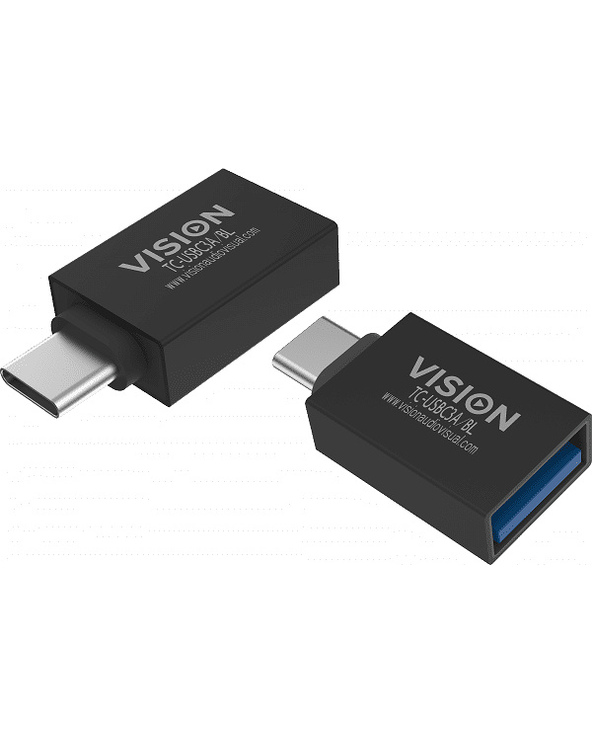 Vision TC-USBC3A/BL changeur de genre de câble USB C USB 3.0 A Noir
