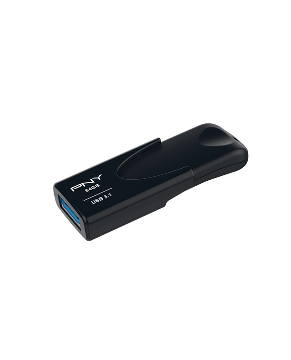 PNY Attaché 4 lecteur USB flash 64 Go USB Type-A 3.2 Gen 1 (3.1 Gen 1) Noir
