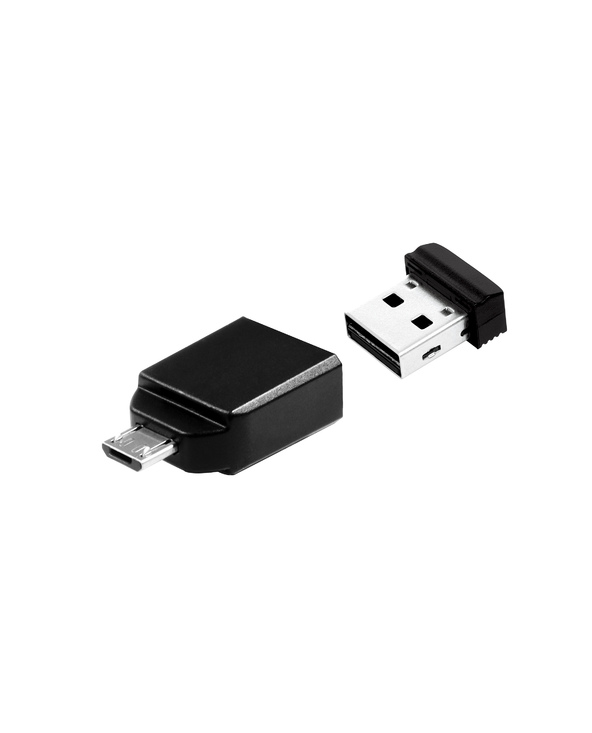 Verbatim Clé NANO USB 16 Go avec adaptateur Micro USB