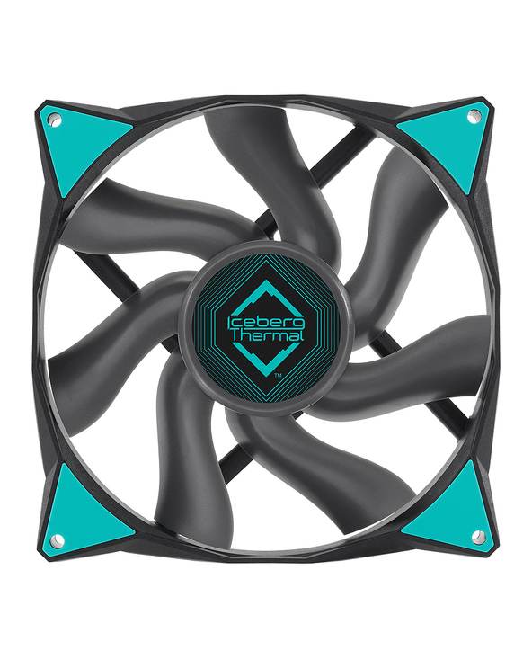 Iceberg Thermal IceGALE Boitier PC Ventilateur 14 cm Noir 1 pièce(s)