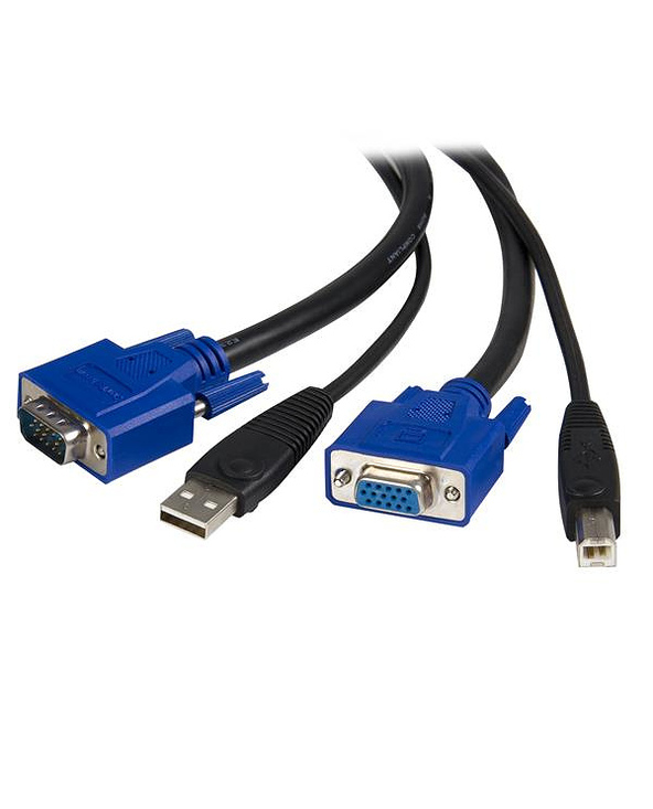 StarTech.com Câble pour Switch KVM VGA avec USB 2 en 1 - 1.80m