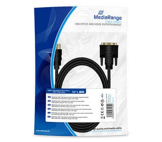 MediaRange MRCS185 câble de signal 2 m Noir