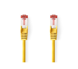 Nedis CCGL85221YE10 câble de réseau Rouge, Jaune 1 m Cat6 S/FTP (S-STP)