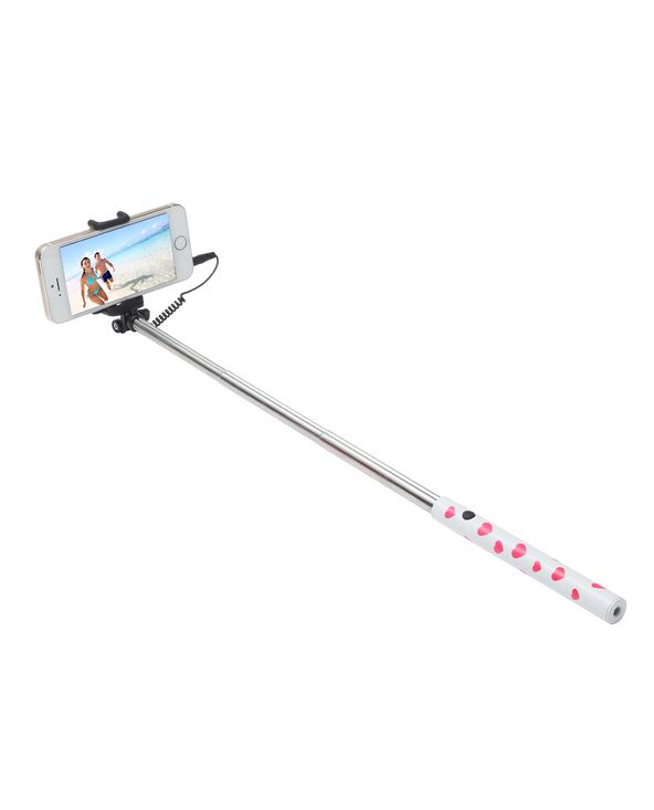 Ultron 173950 bâton support pour selfies Smartphone Rose, Argent, Blanc