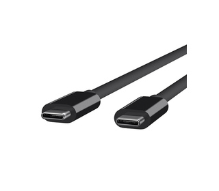 DLH CABLE USB-C (M) VERS USB-C (M) 1M NOIR 5A/100W MAX 10 GBIT/S