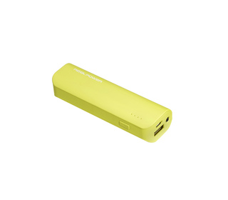 RealPower PB-2600 Lithium-Ion (Li-Ion) 2600 mAh Vert, Citron vert