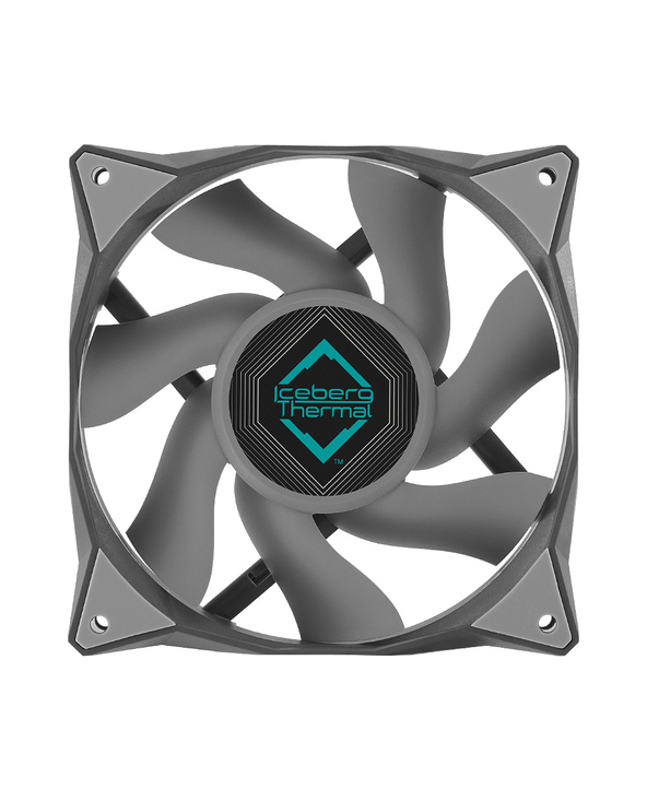 Iceberg Thermal IceGALE Xtra Boitier PC Ventilateur 12 cm Gris 1 pièce(s)