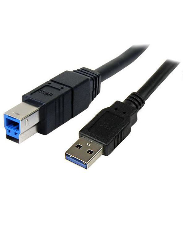 StarTech.com Câble USB 3.0 SuperSpeed 3 m - A vers B Mâle / Mâle - Noir