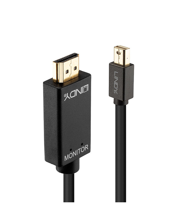 Lindy 36929 câble vidéo et adaptateur 5 m Mini DisplayPort HDMI Type A (Standard) Noir