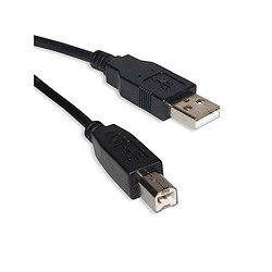 D2 Diffusion D2USBAB180 câble USB 1,8 m USB 2.0 USB A USB B Noir