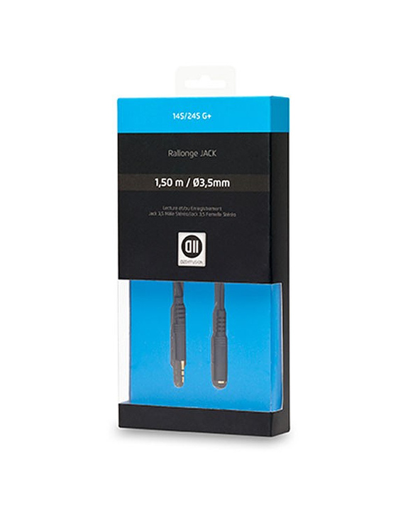D2 Diffusion D2JKMF150 câble audio 1,5 m 3,5mm Noir