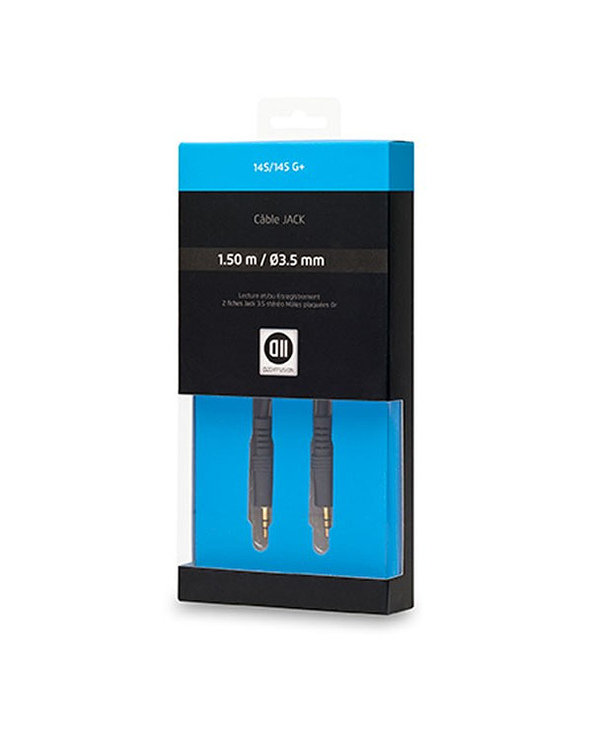 D2 Diffusion D2JK150 câble audio 1,5 m 3,5mm Noir