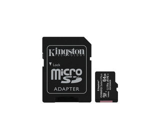 Kingston Technology Carte micSDXC Canvas Select Plus 100R A1 C10 de 64 Go + ADP