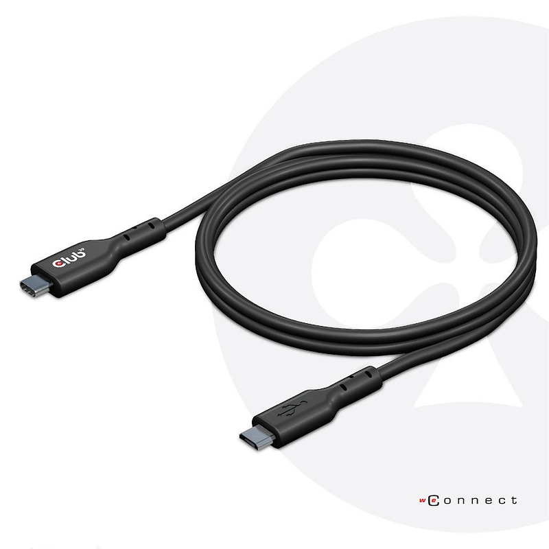 CLUB3D CAC-1526 câble USB 1 m USB 3.2 Gen 1 (3.1 Gen 1) USB C Micro-USB B Noir