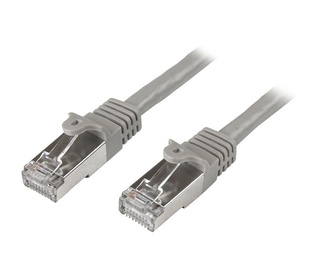 StarTech.com Câble réseau Cat6 blindé SFTP sans crochet de 3 m - Cordon Ethernet RJ45 anti-accroc - M/M - Gris