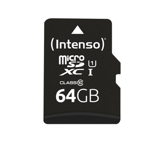 Intenso 3424490 mémoire flash 64 Go MicroSD UHS-I Classe 10