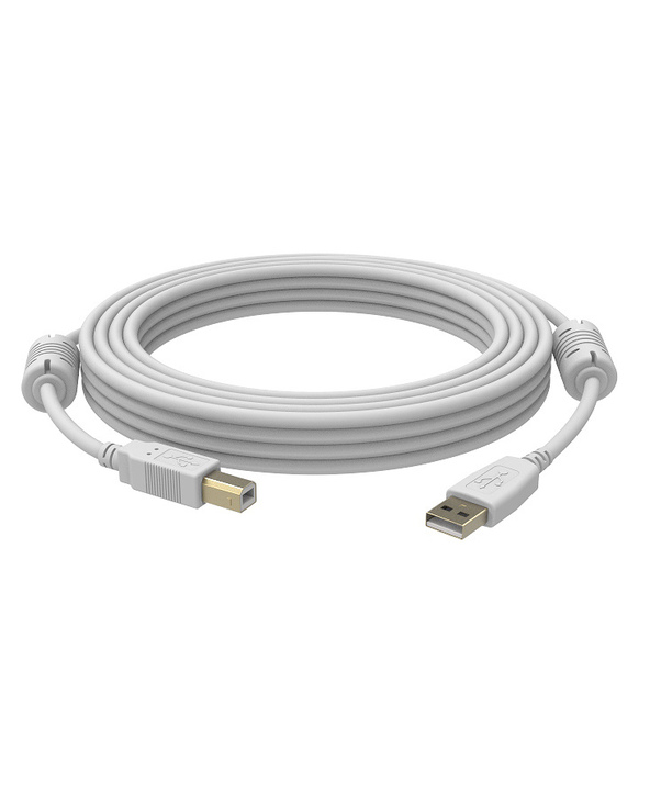Vision 5m USB 2.0 câble USB USB A USB B Blanc