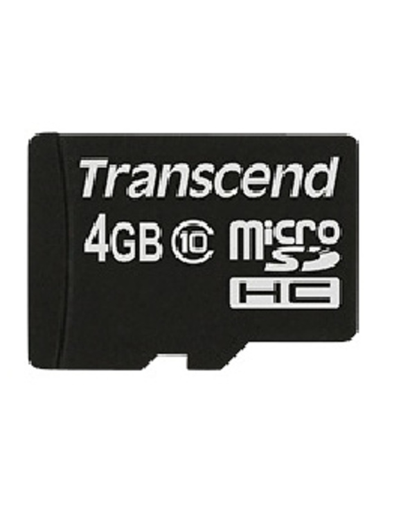 Transcend TS4GUSDC10 mémoire flash 4 Go MicroSDHC NAND Classe 10