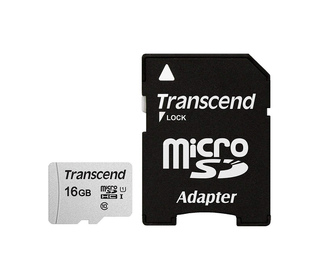 Transcend microSDHC 300S 16GB 16 Go NAND Classe 10