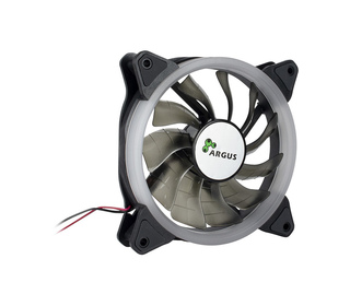 Inter-Tech Argus RS-051 RGB Boitier PC Ventilateur 12 cm Noir