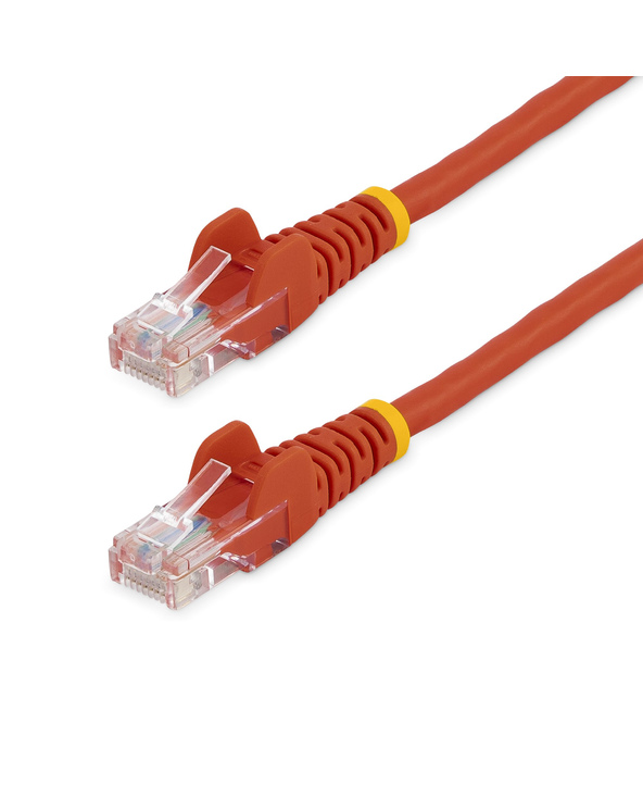 StarTech.com Câble réseau Cat5e UTP sans crochet de 1 m - Cordon Ethernet RJ45 anti-accroc - M/M - Rouge