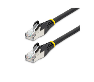 StarTech.com Câble Ethernet CAT6a 2m - Low Smoke Zero Halogen (LSZH) - 10 Gigabit 500MHz 100W PoE RJ45 S/FTP Cordon de Raccordem