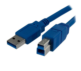 StarTech.com Câble SuperSpeed USB 3.0 A vers B de 1m - Mâle / Mâle - Bleu