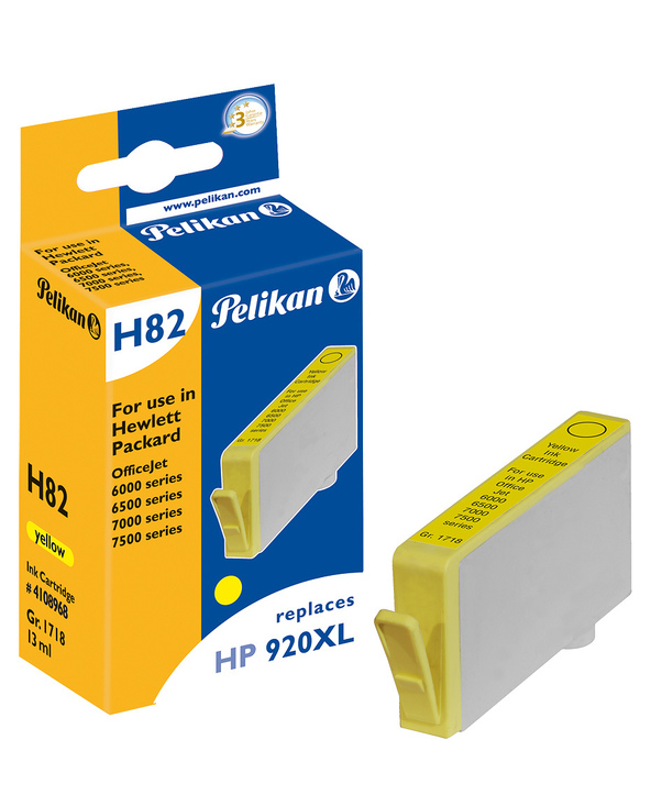 Pelikan H82 cartouche d'encre 1 pièce(s) Jaune