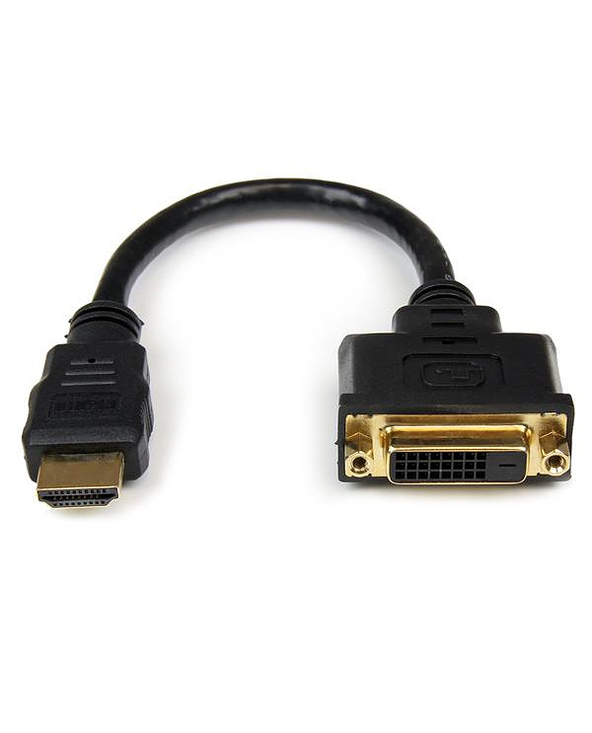 StarTech.com Câble adaptateur vidéo HDMI vers DVI-D de 20 cm - HDMI mâle vers DVI femelle