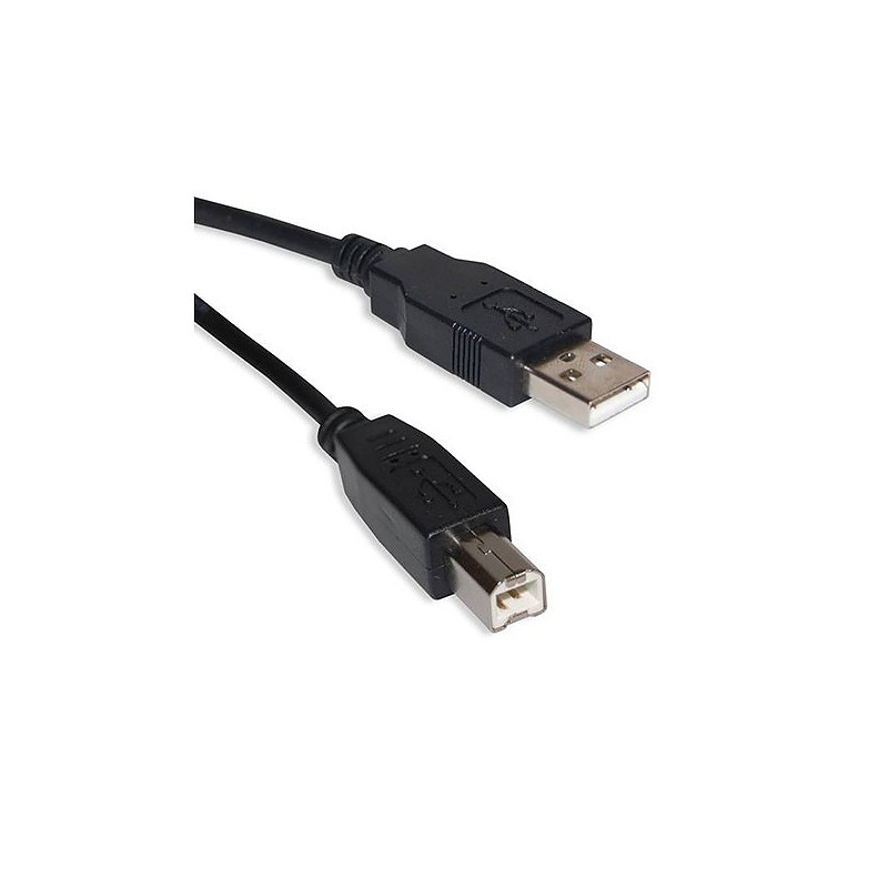 D2 Diffusion D2USBAB300 câble USB 3 m USB 2.0 USB A USB B Noir