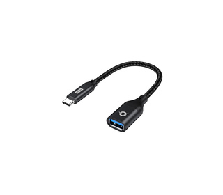 Conceptronic ABBY18B changeur de genre de câble USB-C USB-A Noir