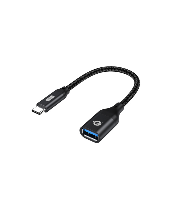 Conceptronic ABBY18B changeur de genre de câble USB-C USB-A Noir