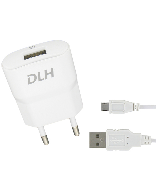 DLH CHARGEUR SECTEUR USB 5W AVEC CABLE MICRO USB