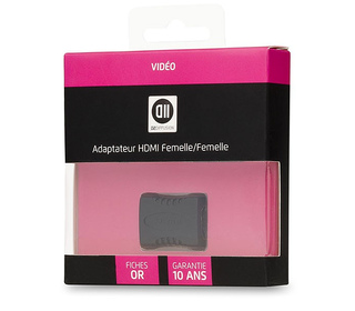 D2 Diffusion D2ADPHDMIFF changeur de genre de câble HDMI Noir