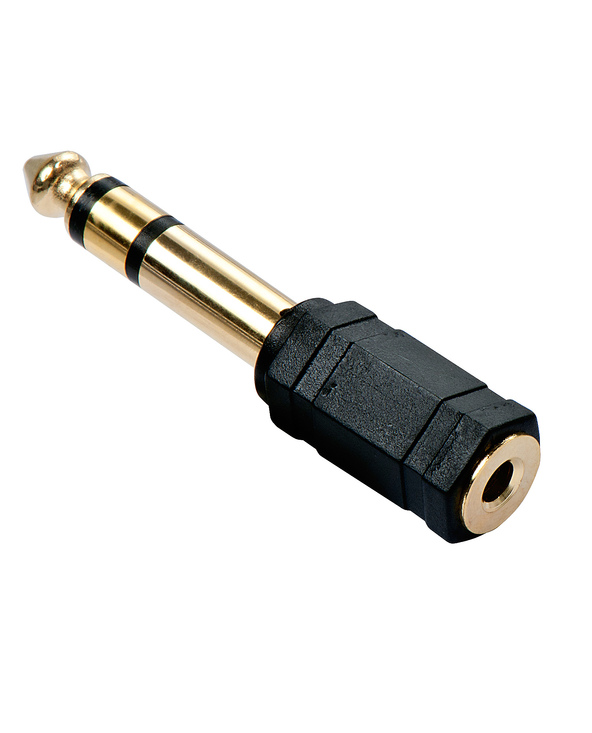 Lindy 35620 changeur de genre de câble 6.3mm 3,5mm Noir