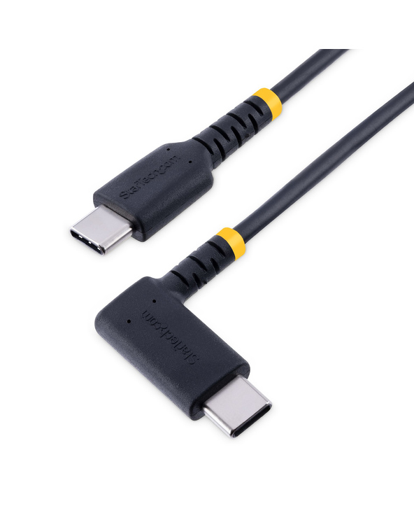 StarTech.com Câble de Charge USB C de 1m - Cordon USB-C, 60W PD 3A - Câble USB C Coudé Noir - Fibre Aramide Robuste - Câble USB StarTech.com Câble de Charge USB C de 1m - Cordon USB-C, 60W PD 3A - Câble USB C Coudé Noir - Fibre Aramide Robuste - Câble USB