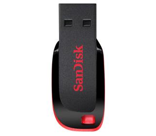 SanDisk Cruzer Blade lecteur USB flash 64 Go USB Type-A 2.0 Noir, Rouge