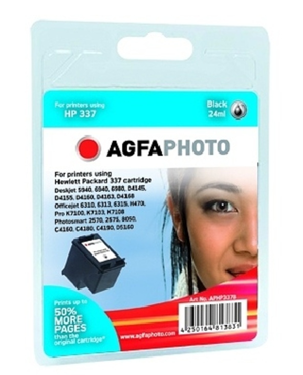 AgfaPhoto APHP337B cartouche d'encre Noir