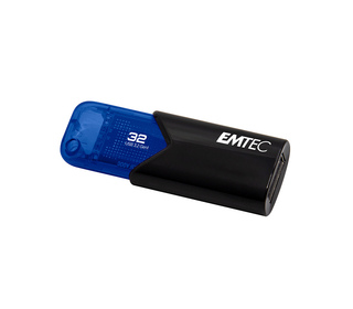 Emtec B110 Click Easy 3.2 lecteur USB flash 32 Go USB Type-A 3.2 Gen 2 (3.1 Gen 2) Noir, Bleu