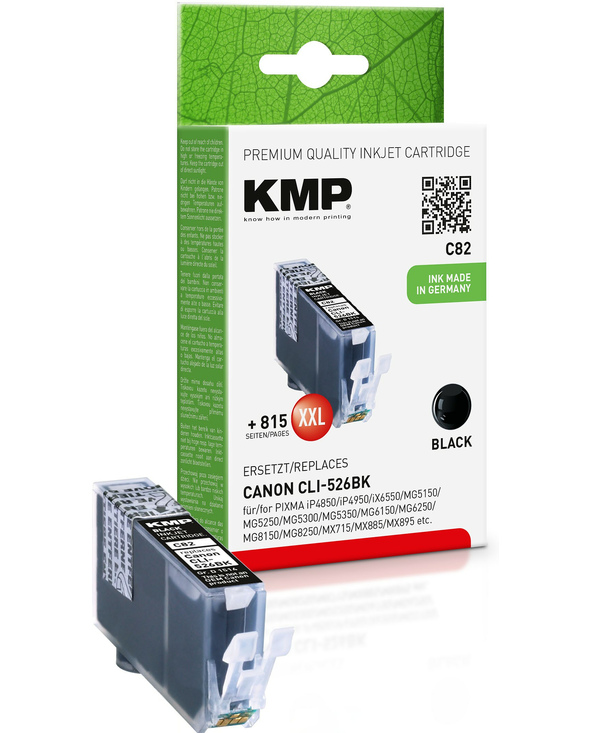 KMP C82 cartouche d'encre 1 pièce(s) Noir