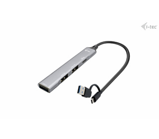 i-tec USB-C/USB-A Metal HUB 1x USB 3.0 + 3x USB 2.0